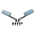 RP9980-1048 Universal Adjustable Motorcycle Scooters Rear View Side Reflector for Harley models 1982-later