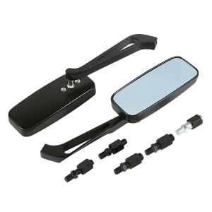 RP9980-1048 Universal Adjustable Motorcycle Scooters Rear View Side Reflector for Harley models 1982-later