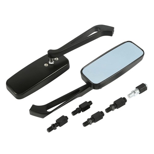 RP9980-1048 Universal Adjustable Motorcycle Scooters Rear View Side Reflector for Harley models 1982-later