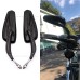 RP9980-1051 Aluminum Rear Side Mirror for Harley models 1982-later