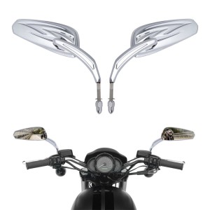 RP9980-1051 Aluminum Rear Side Mirror for Harley models 1982-later