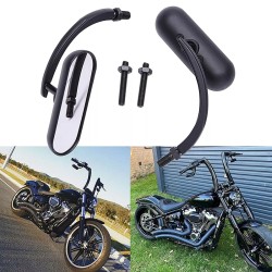 RP9980-1057C Mini Oval Micro Mirror for  Harley models 1982-later