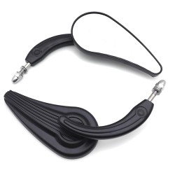 RP9980-1059 Aluminum Rear Side Mirror with M8 or M10 adapter for Harley models 1982-later