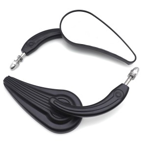 RP9980-1059 Aluminum Rear Side Mirror with M8 or M10 adapter for Harley models 1982-later