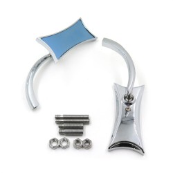RP9980-1064C Four Point Micro Mirror for Harley models 1982-later