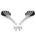 RP9980-1084 Zombie Skeleton Hand Mirrors for Harley Models 1982-later
