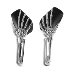 RP9980-1084 Zombie Skeleton Hand Mirrors for Harley Models 1982-later