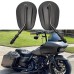RP9980-1087 Tape Red Cruiser Motorcycle Mirrors for Harley Models 1982-later