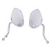 RP9980-1087 Tape Red Cruiser Motorcycle Mirrors for Harley Models 1982-later
