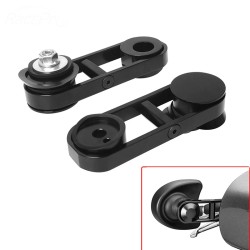 RP9980-2012B Adjustable Drop Mirror Relocator for Harley Street Glide FLHX 2006-2013