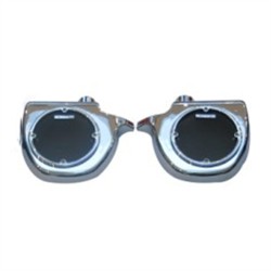 RP2210-2001C Low Fairing Speaker Pods Pods Size 6.5" For Harley Davidson Touring Models FLT, FLHT, FLHTCU, FLHRC, Road King, Street Glide, Electra Glide, Ultra-Classic 1983-2013