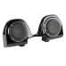 RP2210-2002B Low Fairing Speaker Pods with Metal Grills Pods Size 6.5" For Harley Davidson Touring Models FLT, FLHT, FLHTCU, FLHRC, Road King, Street Glide, Electra Glide, Ultra-Classic 1983-2013