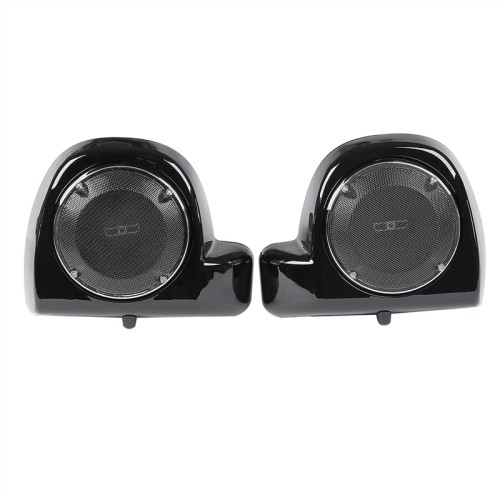 RP2210-2005B Low Fairing Speaker Pods Pods Size 6.5" With Metal Grilles With Speakers For Harley Davidson Touring Models FLT, FLHT, FLHTCU, FLHRC, Road King, Street Glide, Electra Glide, Ultra-Classic 2014-2023