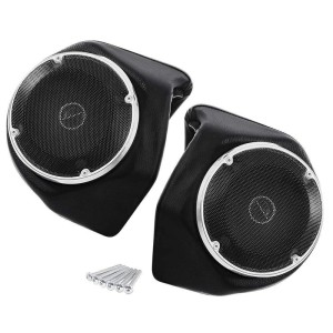 RP2210-2006B Tour Pak Rear Speaker Pods For Harley Davidson Touring Models FLT, FLHT, FLHTCU, FLHRC, Road King, Street Glide, Electra Glide, Ultra-Classic 2014-2023