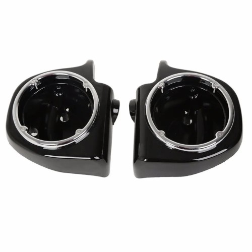 RP2210-2009B Low Fairing Speaker Pods Pods Sizen 6.5" No Metal Grilles With Speakers For Harley Air-Cooled Touring And Trike Models 2014-2023 (Except Twin-Cooled Models)