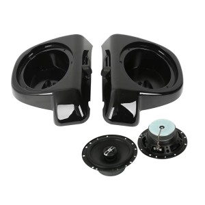 RP2210-2010B Low Fairng Fairing Speaker Pods, Pods Size:6.5" No Metal Grilles With Speakers For Harley Davidson Touring Models FLT, FLHT, FLHTCU, FLHRC, Road King, Street Glide, Electra Glide, Ultra-Classic 2014-2023