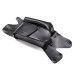 RP5500-5008B Motorcycle PU Leather Left Saddlebag Guard Bag For Harley Touring Electra Glide 1996-2013