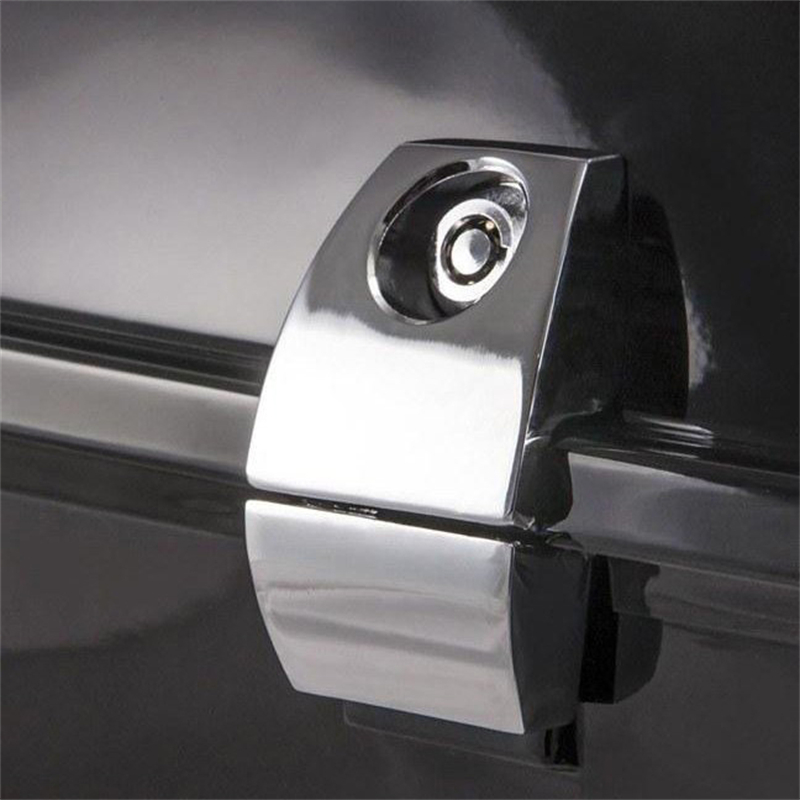 thumbnail image 2 of 10.7 Chopped Tour Pak Trunk Set For Harley Touring Models 1997-2013 – Vivid Black ABS Plastic 2 of 2