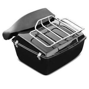 RP5510-1010BC Painted King Tour Pak Pack New LOCK with Bacrest&Luggage Rack For Harley Touring and Trike models 1997-2013