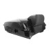 RP5510-1015 Painted Razor Tour Pak Pack PAINT Black/Chrome locks Backrest For Harley Road King, Road Glide, Street Glide, Electra Glide Standard, and select CVO Models 2014-Later