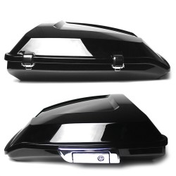 RP5510-1022 Slim Style Top Case Motorcycles Tour Pak Pack Black Locks For Harley Road King, Road Glide, Street Glide, Electra Glide Standard, and select CVO Models 2014-Later