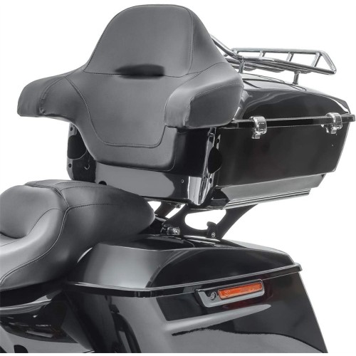 RP5510-1027BC High 13.7 Tour Pak + Luggage Rack w/ Backrest For Harley Road King, Road Glide, Street Glide, Electra Glide Standard, and select CVO Models 2014-Later