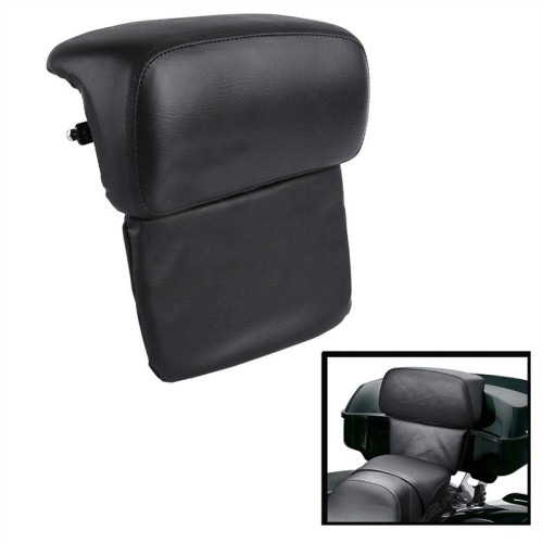 RP5512-1004B Black Tour Pack Wrap Around Backrest Razor Size For Harley Touring and Trike Models 1997-2013