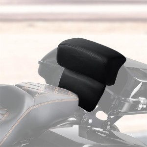 RP5512-1007B Black Passenger Backrest Pad Motorcycle For Harley Road King, Road Glide, Street Glide, Electra Glide Standard, and select CVO Models 2014-Later
