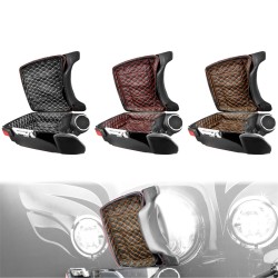 RP5515-1012 Motorcycle Luggage Inner Bag Pack Trunk Carpet Liner Leather Bag Pad For Harley Road King, Road Glide, Street Glide, Electra Glide Standard, and select CVO Models 2014-Later