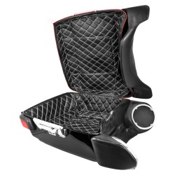 RP5515-1013 Motorcycle Luggage Inner Bag Pack Trunk Carpet Liner Leather Bag Pad For Harley Road King, Road Glide, Street Glide, Electra Glide Standard, and select CVO Models 2014-Later