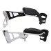 RP5516-1007 Motorcycle Adjustable Rear Passenger Arm Rests W/Drink Holder For Harley Touring Models 2014-2024