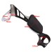 RP5516-1007 Motorcycle Adjustable Rear Passenger Arm Rests W/Drink Holder For Harley Touring Models 2014-2024