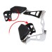 RP5516-1007 Motorcycle Adjustable Rear Passenger Arm Rests W/Drink Holder For Harley Touring Models 2014-2024