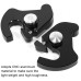 RP5520-1014B CNC Detachable Rotary Sissy Bar Luggage Rack Docking Latch Clips Kit For Harley Davidson All