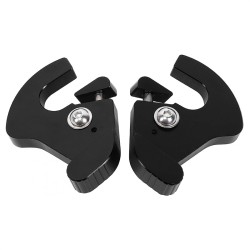 RP5520-1014B CNC Detachable Rotary Sissy Bar Luggage Rack Docking Latch Clips Kit For Harley Davidson All