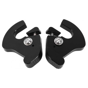 RP5520-1014B CNC Detachable Rotary Sissy Bar Luggage Rack Docking Latch Clips Kit For Harley Davidson All
