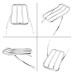 RP5520-2006 Luggage rack For Harley Sportsters XL883N 2009-2013 Harley Sportsters XL1200N, XL1200V and XL1200X models 2007-2013