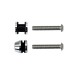 RP5520-4005C Sissy Bar Backrest Docking Hardware Kit For Harley Dyna FXDF 2008-2017 and more