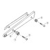RP5520-4005C Sissy Bar Backrest Docking Hardware Kit For Harley Dyna FXDF 2008-2017 and more