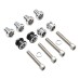 RP5520-4008 Sissy Bar Backrest Docking Hardware Kit For Harley Softail FLDE FLHC FLHCS FLSL FXBB FXFB FXFBS AND FXLR Models 2018-Later
