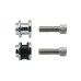 RP5520-4009C Sissy Bar Backrest Docking Hardware Kit For Harley Softail FLFB, FLFBS, FXBR and FXBRS Models 2018-Later