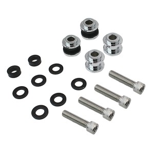 RP5520-4009C Sissy Bar Backrest Docking Hardware Kit For Harley Softail FLFB, FLFBS, FXBR and FXBRS Models 2018-Later