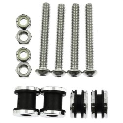 RP5521-4013C Sissy Bar Backrest Docking Hardware Kit For Harley Sportster XL Models 2004-Later (Except XL1200CX 2016-later)