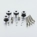 RP5521-4019C Sissy Bar Backrest Docking Hardware Kit For Harley Softail 2006-2017 and more