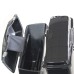 RP5530-1010 2-Into-1 4 Stretched Saddlebags Single Blocked Full sets Black Latches For Harley Touring Models 1993-2013
