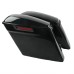 RP5530-1020 Vivid Black Streached Complete Black Hard Saddlebags Full set Black Latches For Harley Touring Models 2014-Later