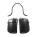 RP5530-3010B Motorcycle Leather Saddle bag For Harley Davidson Sportster Softail Touring