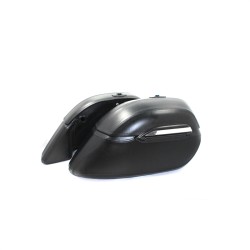 RP5530-3010B Motorcycle Leather Saddle bag For Harley Davidson Sportster Softail Touring
