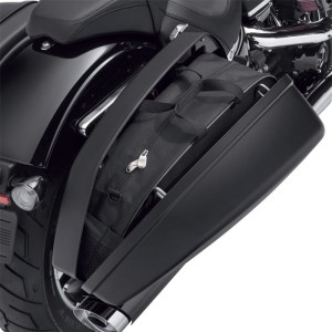 RP5530-4010B Motorcycle Saddle Bag Luggage Rack Liner Saddlebag For Harley FLSB Softail Sport Glide 2018-Later and more
