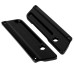 RP5531-1001 Saddle bags Latch Hard Lids Lock Hinges Hardware Cover Color:Black For Harley Touring Models 1993-2013